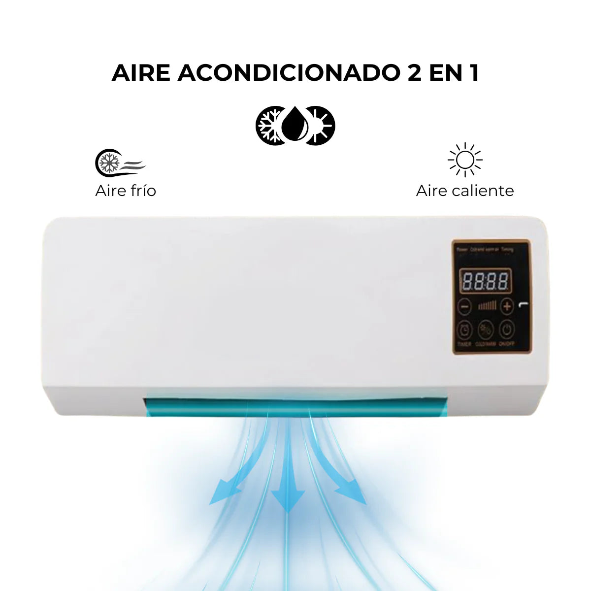 Aire Acondicionado Portátil 2 en 1