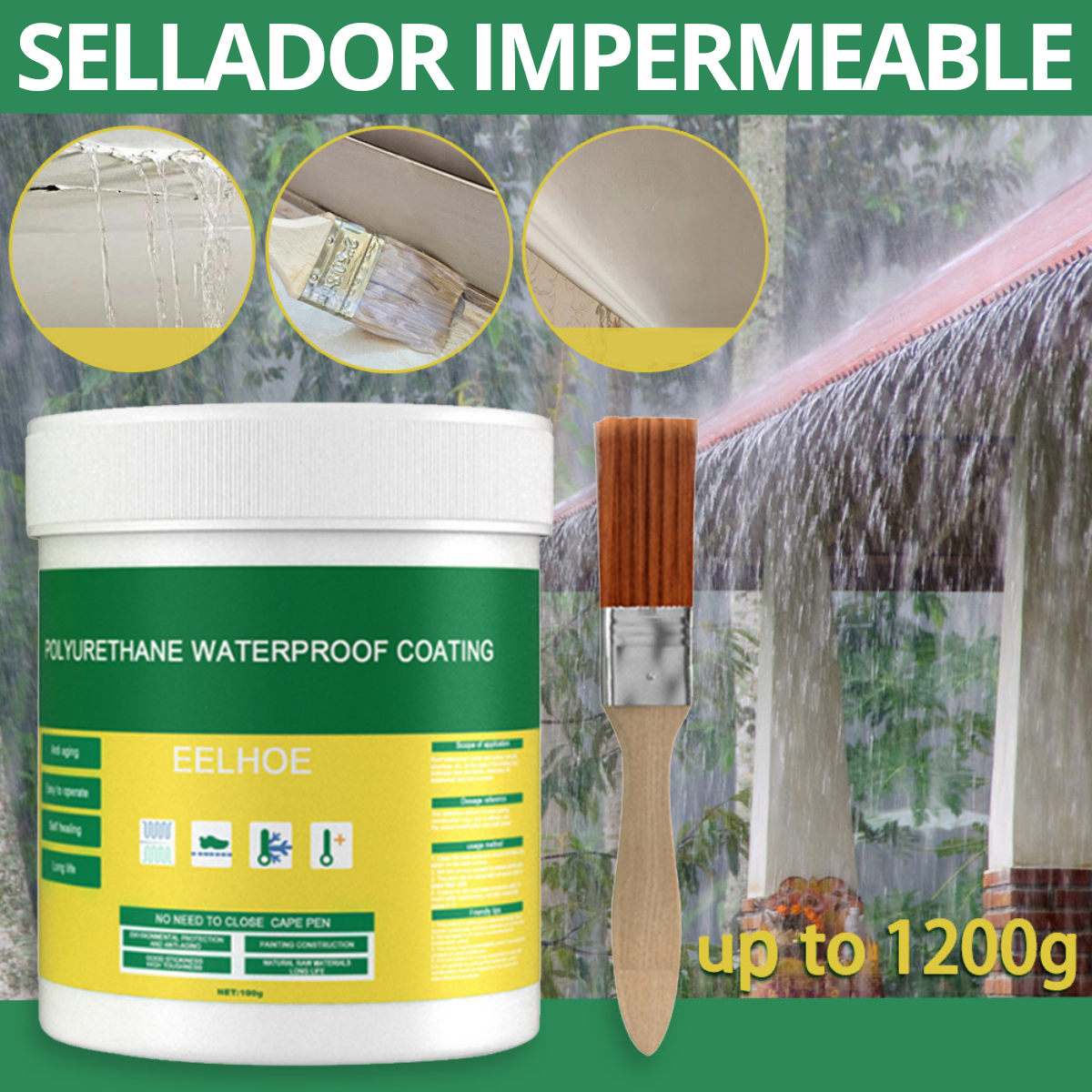 Sellador Antivazamentos Impermeable - 3 Años De Protección Garantizada 🌞